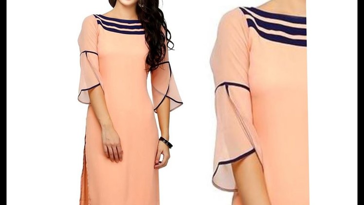 Full Length PETAL | TULIP Sleeve for Kurti | Kameez | Dress| DIY - 2