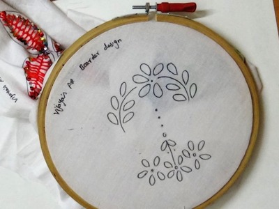 Hand Embroidery sketch design