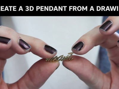 HOW TO 3D PRINT A NECKLACE FROM A DRAWING | SHAPEWAYS TUTORIALS
