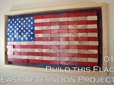 How to build this American Flag - Easy DIY Project