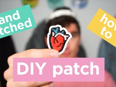 How To Make A Patch | DIY Handstitched Patch | Dapper Alien