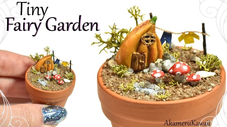 How To: Tiny Fairy Garden - Polymer Clay Tutorial