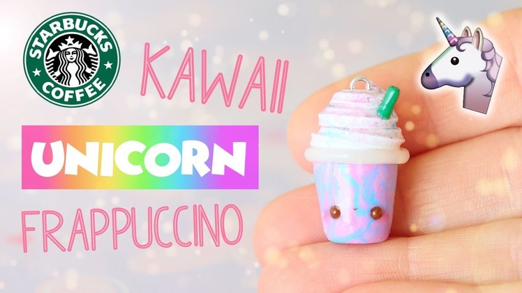 Miniature Kawaii Unicorn Frappuccino│Polymer Clay Tutorial
