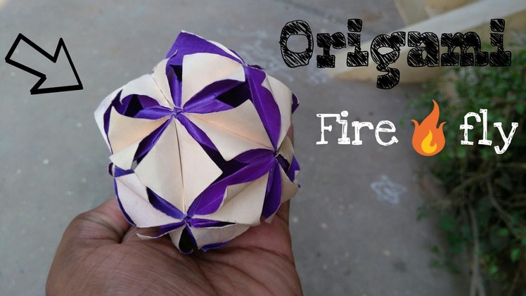 Origami Firefly kusudama