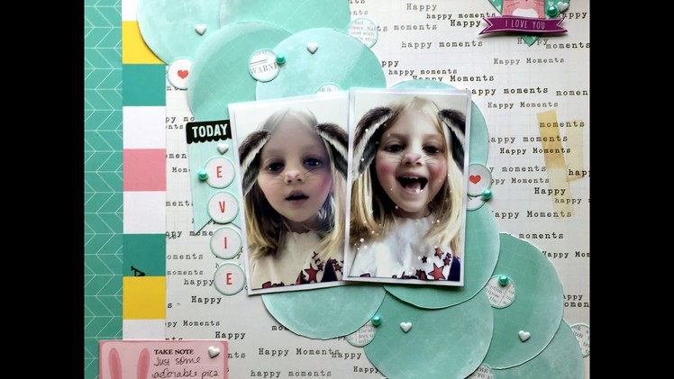 Scrapbook Process 32: Evie