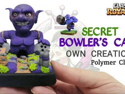 Secret Bowler,s Cave Arena | Clash Royale | Polymer Clay Tutorial