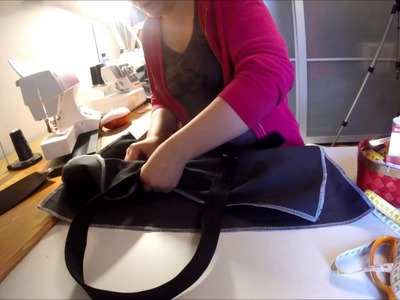Sewing a bag for my roller derby gear