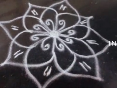 Simple and easy rangoli designs for beginners | easy free hand rangoli designs, easy rangoli designs