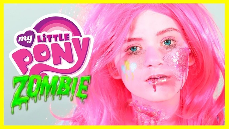 ZOMBIE MY LITTLE PONY PINKIE PIE MAKEUP TUTORIAL! Equestria Doll Cosplay Halloween | KITTIESMAMA