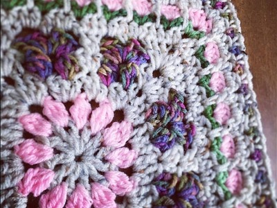 Crochet Blooming Garden Afghan Block 2 0