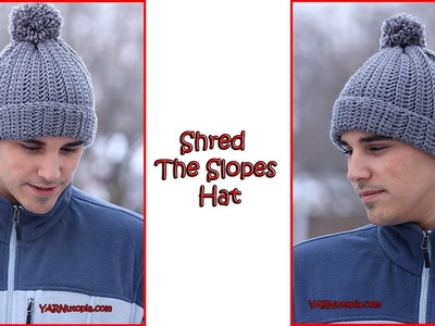 Crochet Tutorial: Shred The Slopes Hat