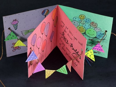 DIY Birthday Card - Handmade Happy Birthday Card Making Step by Step