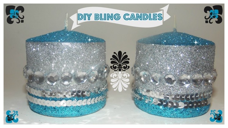 DIY - BLINGED OUT CANDLE (ALL THAT GLITTERS EP 3)