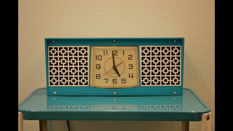 DIY Bluetooth vintage clock speaker build with repurposed materials