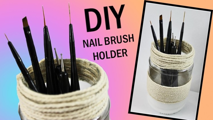 DIY Brush Holder | Store Your Nail Art Brushes Safely! ♥ Nailed It NZ