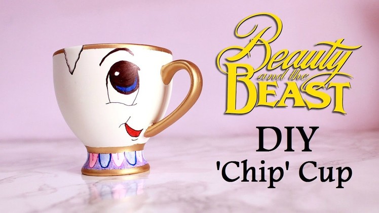 DIY 'Chip' Cup | BEAUTY AND THE BEAST