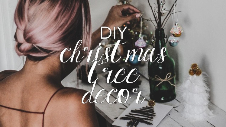 DIY Christmas Tree Decor (Rustic Holiday DIYs)