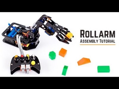 DIY Control Robot Arm Kit Rollarm for Arduino - Assembly Tutorial 01 Assembling