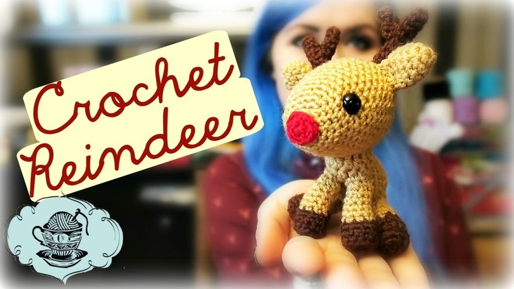 DIY Crochet Reindeer Amigurumi Christmas Rudolph How To! ¦ The Corner of Craft