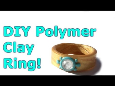 DIY Easy Polymer Clay Ring Tutorial