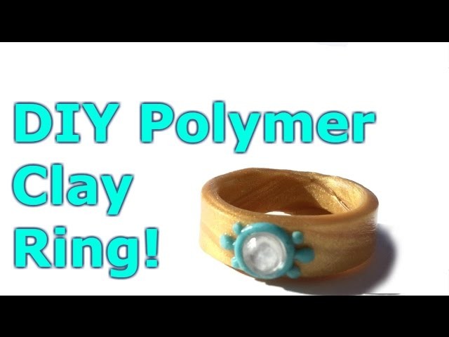 DIY Easy Polymer Clay Ring Tutorial