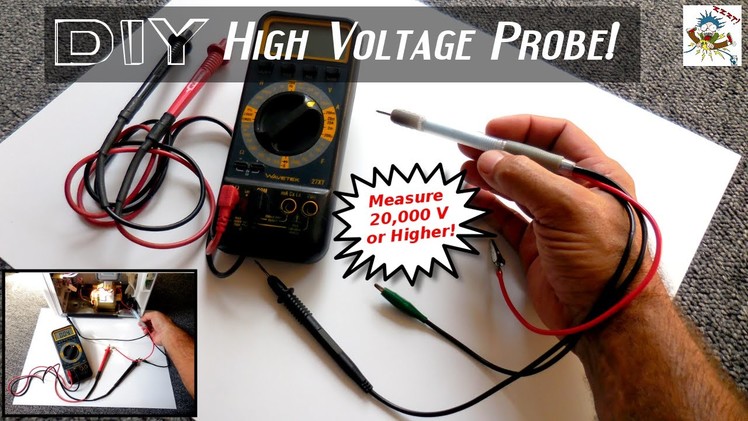 DIY High Voltage Measuring Probe For DMM's