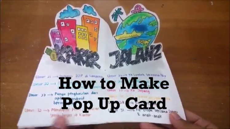 DIY How to Make a Pop Up Card ( Tutorial )