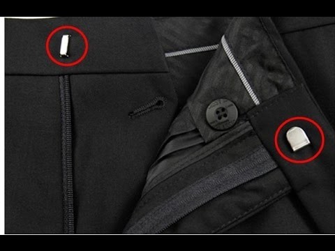 DIY how to sew pant hook and eye, pants hook and eye easy tutorial for ...