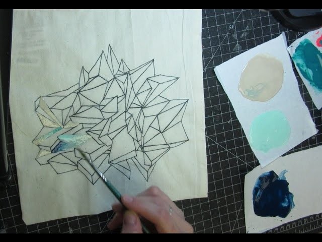 DIY. How To: Speedpaint Hand Painted Art Tote Bags Tutorial
