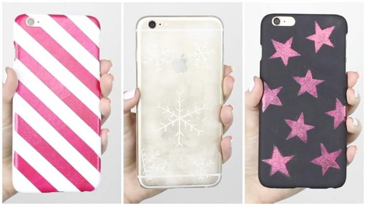 DIY iPhone Cases Part 3 - CHRISTMAS EDITION!