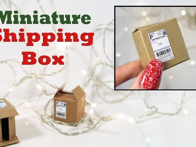 DIY- Make a Mini Shipping Box!
