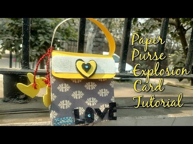 DIY Paper Purse Explosion Card Tutorial | How To | CraftLas