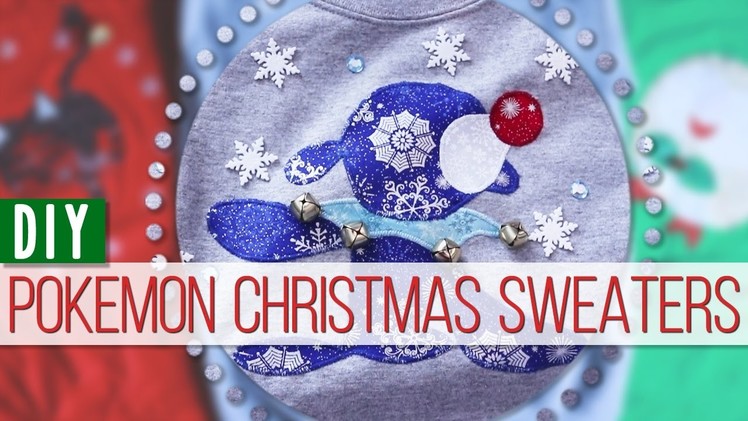 DIY Pokemon Christmas Sweaters! || MangoSirene
