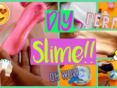 DIY SLIME!! 5 DIFFRENT WAY OF MAKING SLIME!! (WITHOUT BORAX OR LIQUID STARCH)