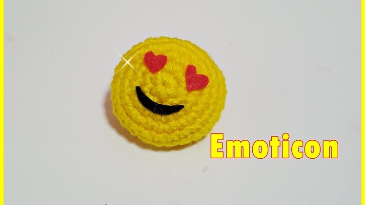 DIY tutorial Emoticon all'uncinetto - crochet emoticon smile