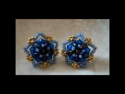 DIY - Tutorial (ENG) - Blue star stud earrings