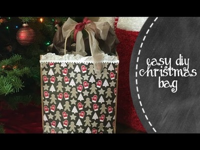 Easy DIY Christmas Gift Bag