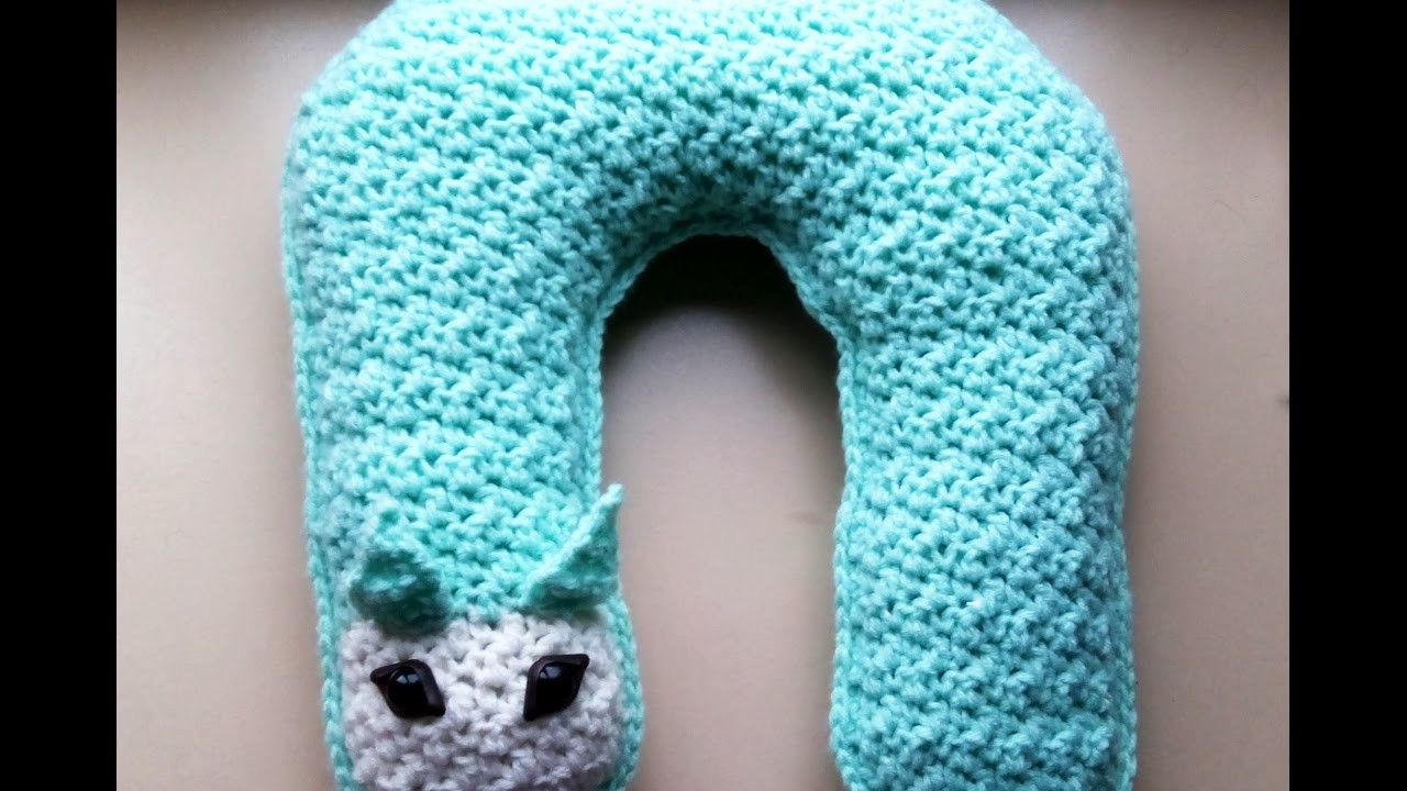 How to crochet neck pillow