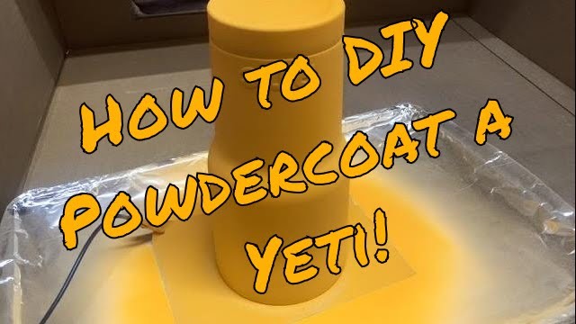 How to DIY Powder Coat a Yeti Cup!