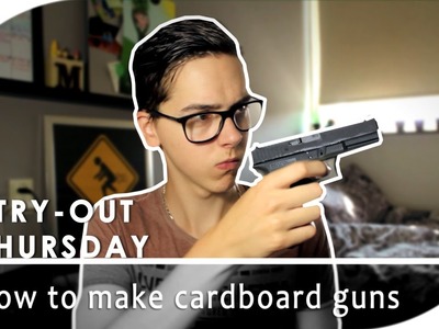How to make a Cardboard Gun (Glock) - DIY