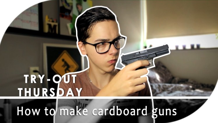 How to make a Cardboard Gun (Glock) - DIY