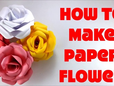 How To Make Paper Flower - Easy Origami Flower Tutorial for Beginners - DIY Crafting