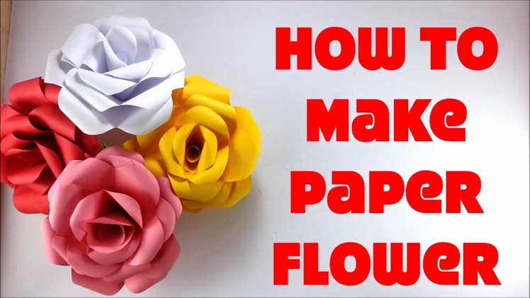 How To Make Paper Flower - Easy Origami Flower Tutorial for Beginners - DIY Crafting