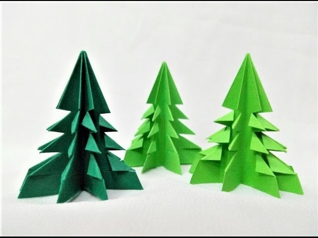How to make simple & easy paper christmas tree | DIY Paper Craft Ideas, Videos & Tutorials.