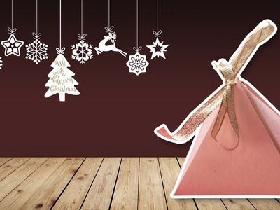 Origami Pyramid Box Tutorial ♥︎ DIY ♥︎ Cute Gift Box ♥︎ | Christmas Gift Ideas!