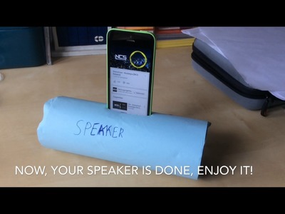 Pringles can speaker - DIY