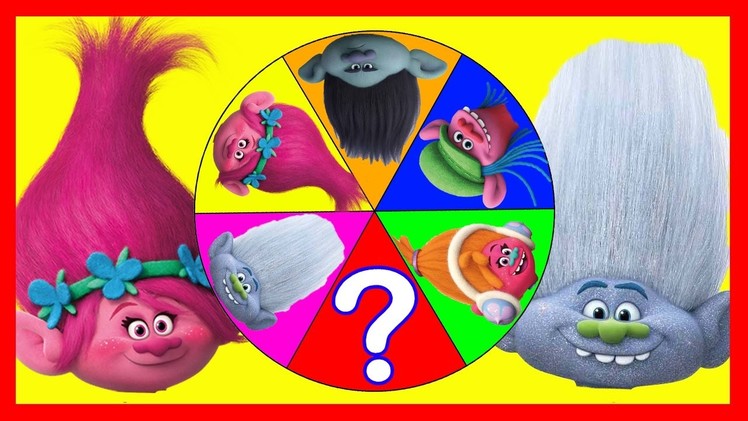 Trolls Movie Spin The Wheel Game with PJ Masks Mystery Guest, Slime, Squishy Toys, Peppa Pig, Mickey