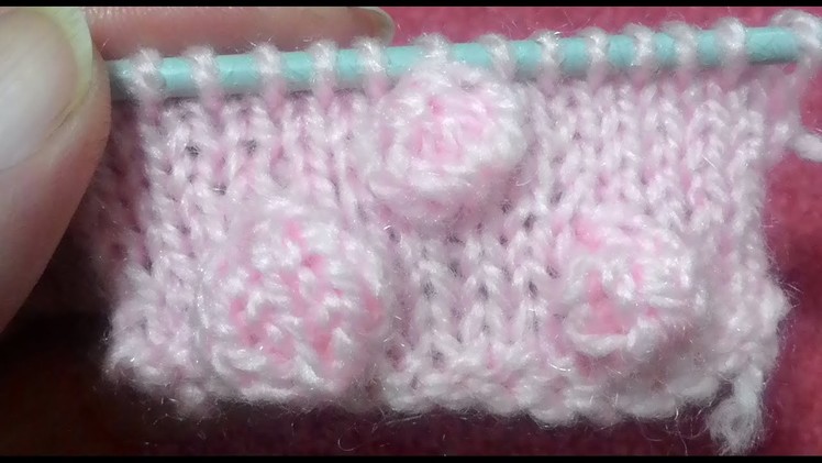 Bobble Cable Design Knitting Hindi