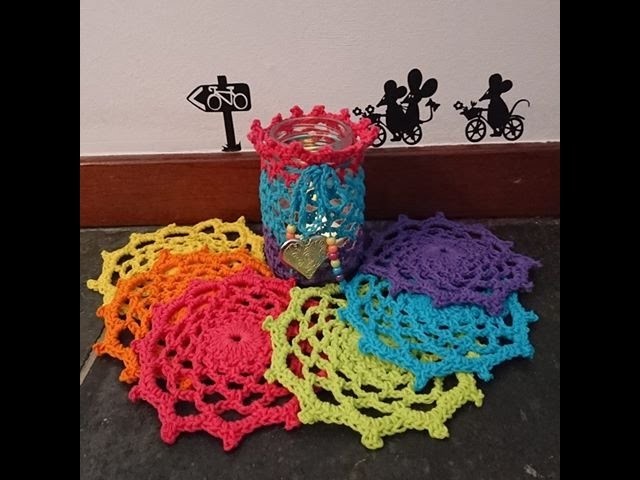 Crochet Gifts - Siem's Easy Coasters - Tutorial English