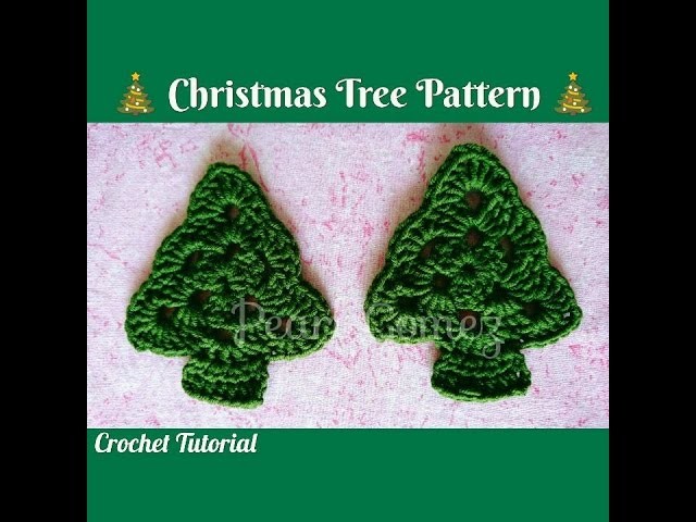 Crochet Made Easy - How to make a Small Christmas Tree (Tutorial) ♥ Pearl Gomez ♥
